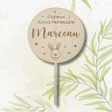 Cake Topper Personnalisé - Joyeux Anniversaire