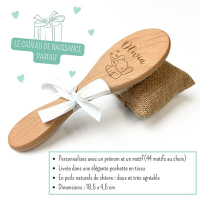 brosse à poils cadeau de naissance