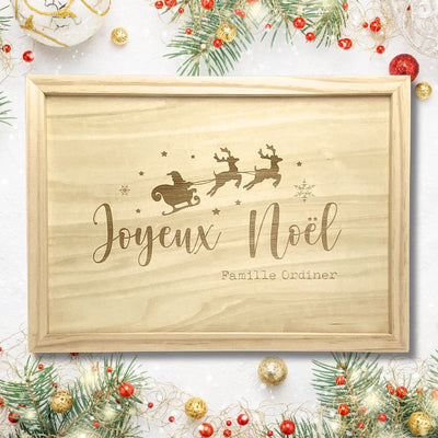 Cadre - joyeux noel à personnaliser