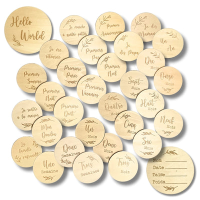 Kit complet de cartes étape pour bébé