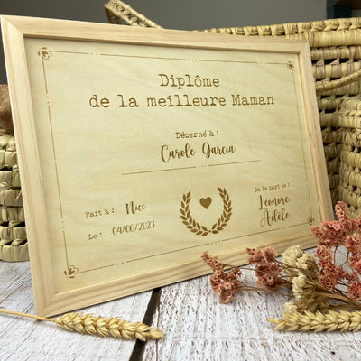 diplome de la meilleure maman