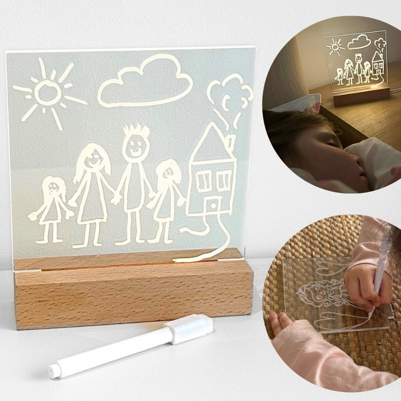 Veilleuse colorée pour enfants - Activités manuelles lumières