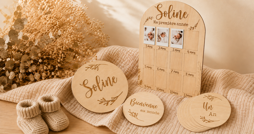 🤍 Ma Première Année de Bébé : 12 mois de souvenirs à immortaliser