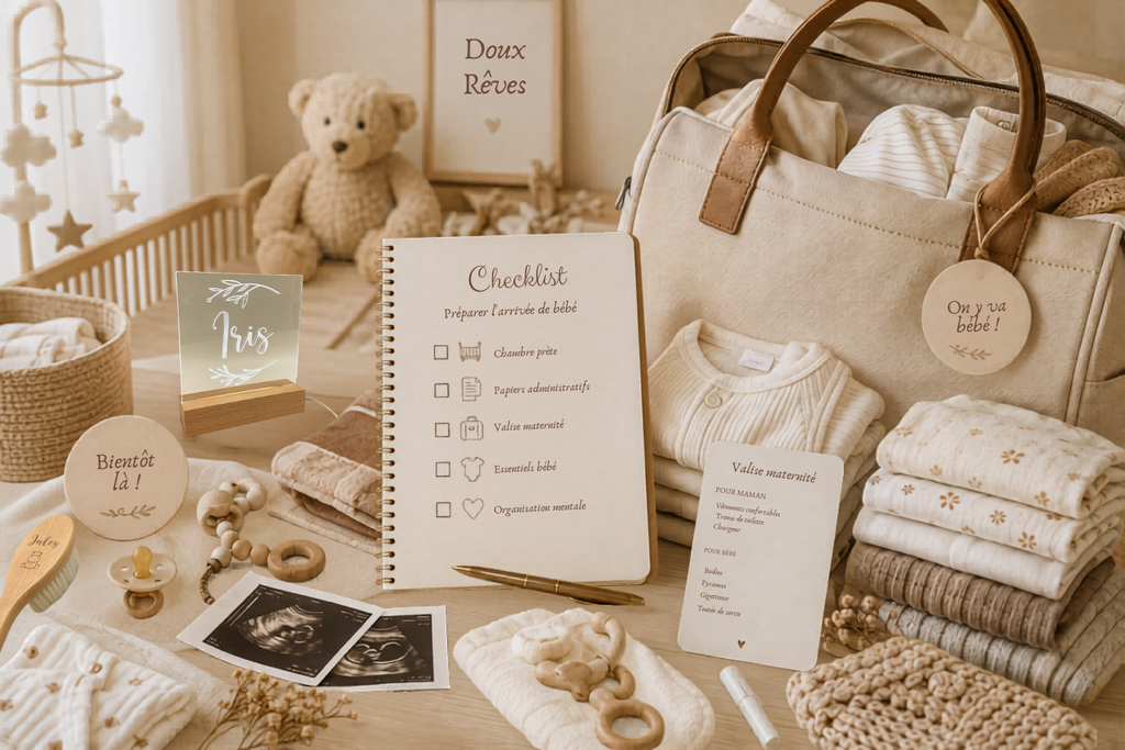 ✨ Comment préparer l’arrivée de bébé sans stress ? Checklist complète (2026)