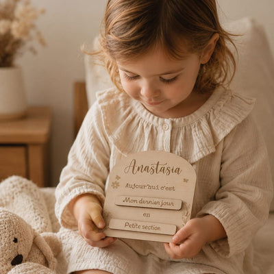 Pancarte de rentrée scolaire personnalisée : le joli souvenir à conserver chaque année 🎒