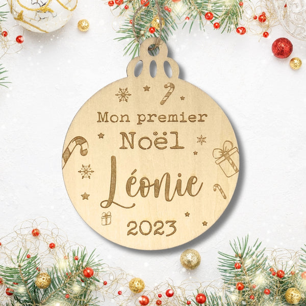 Boule monde premier noel 2023