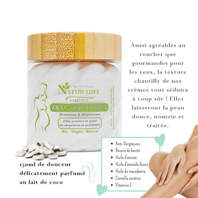 Chantilly Naturadel - Crème Anti-Vergetures