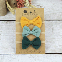 Lot de Bandeaux Bébé Fille - 4 couleurs disponibles