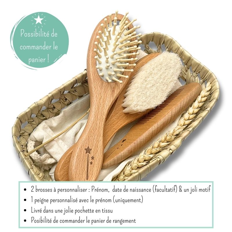 Kit De Pansage HAAS NOIR – Lot De 5 Brosses, 1 Peigne Curry Et Sac Fourre-tout – NEUF