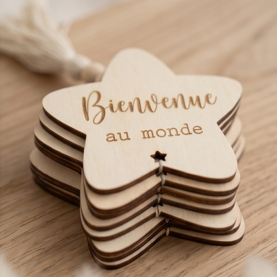 Coffret Souvenir "Ma Première Année" Personnalisé – Support Photos & Cartes Étapes Bébé
