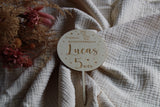 Cake Topper - Joyeux Anniversaire - Lucas 5 ans