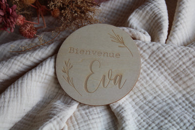 Carte 10 cm - Bienvenue Eva