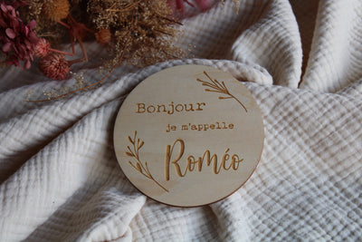 Carte 10 cm - Je m'appelle Roméo