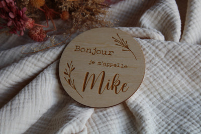 Carte 10 cm - Je m'appelle Mike