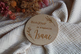 Carte 10 cm - Je m'appelle Isaac