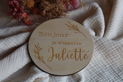 Carte 14cm - Je 'm'appelle Juliette