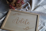 Cadre Prénom - Motif Feuille - Adèle