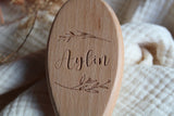 Lot Brosse bébé en poils & picots - Feuille - Aylin