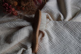Brosse bébé en poils - Feuille - Roxane
