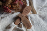 Brosse bébé en poils & Peigne - Feuille - Isaac