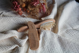 Brosse bébé en poils & Peigne - Feuille - Isaac