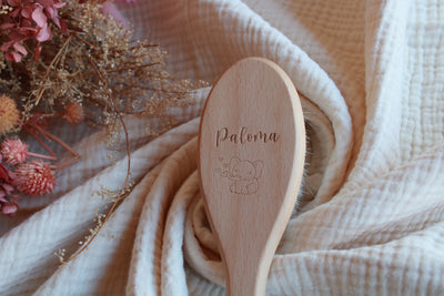 Brosse bébé en poils - Éléphant - Paloma
