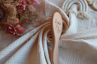 Brosse bébé à picots - Dino - Lino