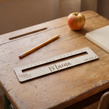 Règle de graduation et d'aide à la lecture en bois personnalisée