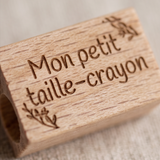 Cadeau rentrée scolaire taille crayon personnalisé