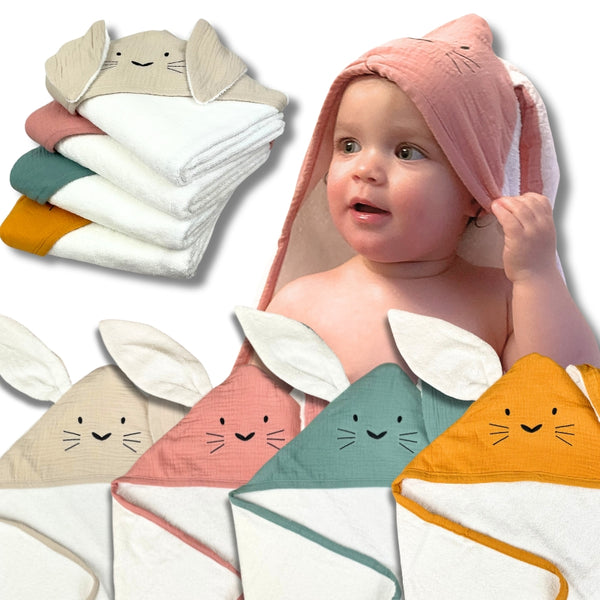 Cape de Bain Gaze de coton coloris disponibles Leobulle