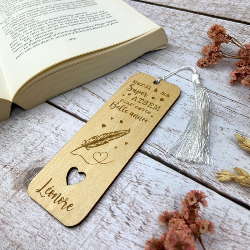 Artdelta Marque-page D'angle Personnalisé Brodé à La Main, 26 Lettres