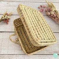Panier de rangement en Feuille de Palmier